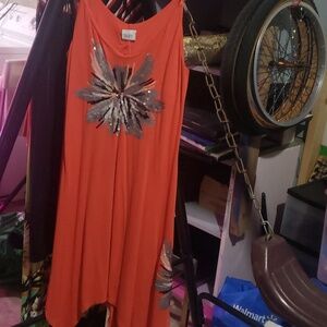 Orange Suzy shier dress